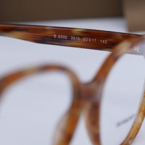 Final Price! Burberry BE2332 3915 Spotted Brown Eyeglasses 52mm - Picture 7 of 11